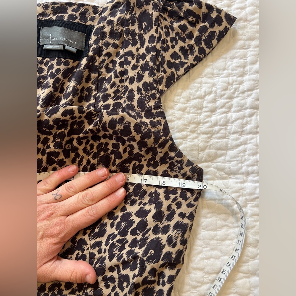 Leopard Print Midi Dress - Brown - Picture 7 of 9
